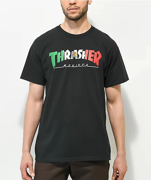 Streetwear Brand Mexico - تي شيرت بشعار المكسيك بتصميم عصري