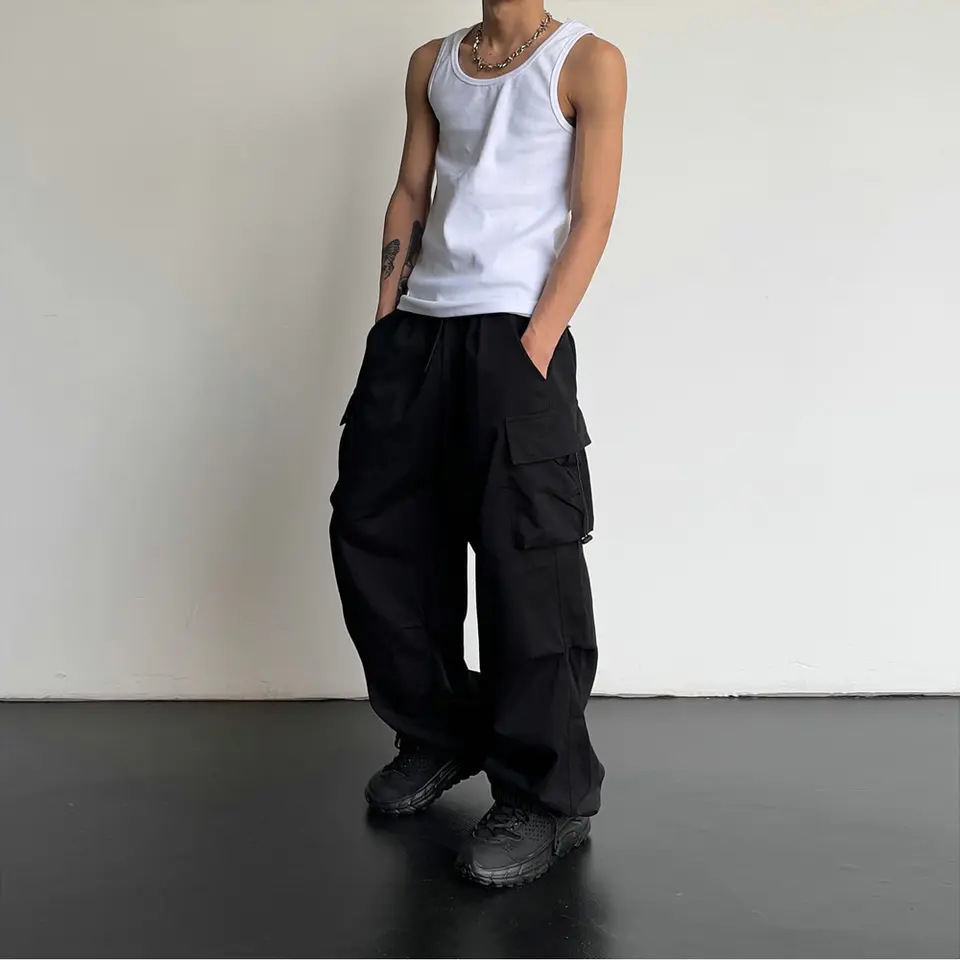 Corteiz Cargo Pant - النمط الأمريكي عارضة السراويل البضائع السراويل
