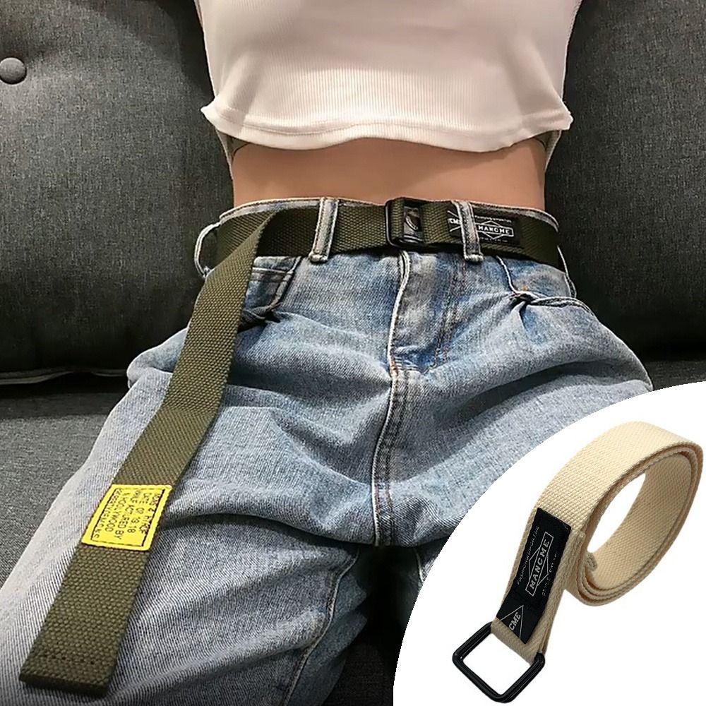 Corteiz Cargo Pant - حزام قماش مضفر من النايلون للرجال