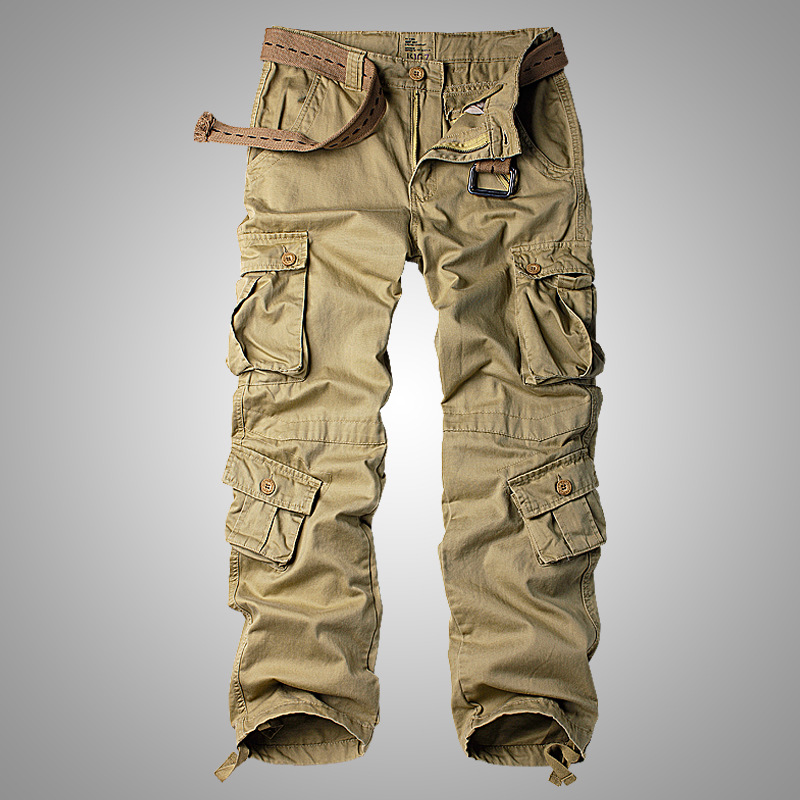 Corteiz Cargo Pant - 8 جيوب أحمر أسود البضائع السراويل