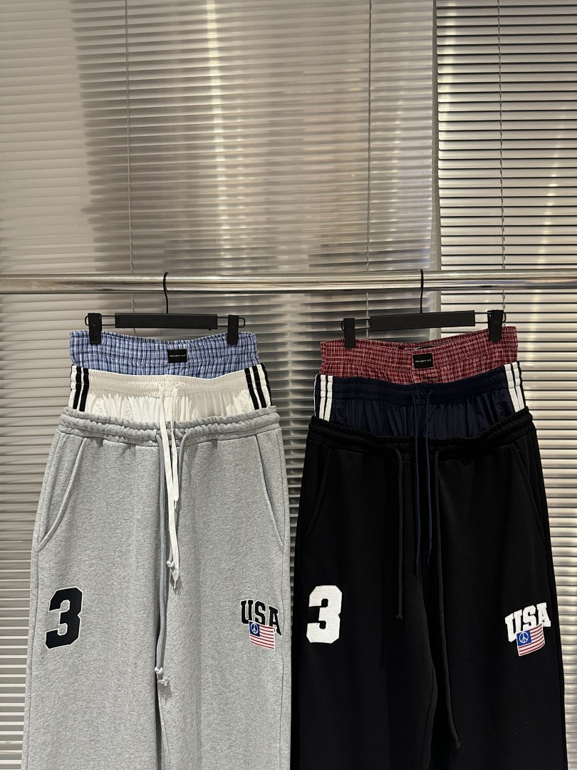 بنطلون رياضي واسع الساق بتصميم - مراجعة Streetwear Brand Usa وسعره