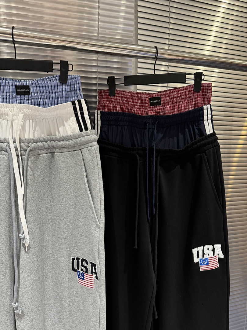 بنطلون رياضي واسع الساق بتصميم - مراجعة Streetwear Brand Usa وسعره