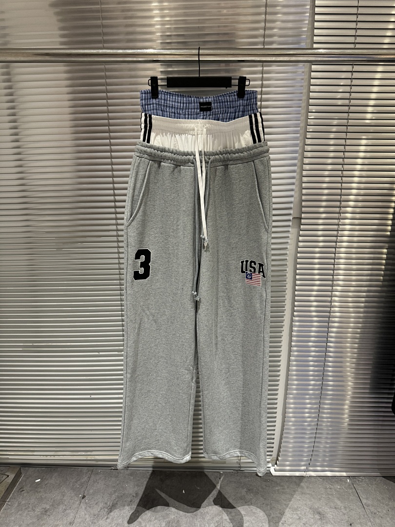 بنطلون رياضي واسع الساق بتصميم - مراجعة Streetwear Brand Usa وسعره