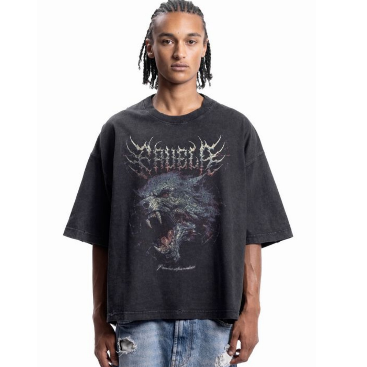 تي شيرت كالت ميتال فونت ستريت  - مراجعة Streetwear Brand Font وسعره