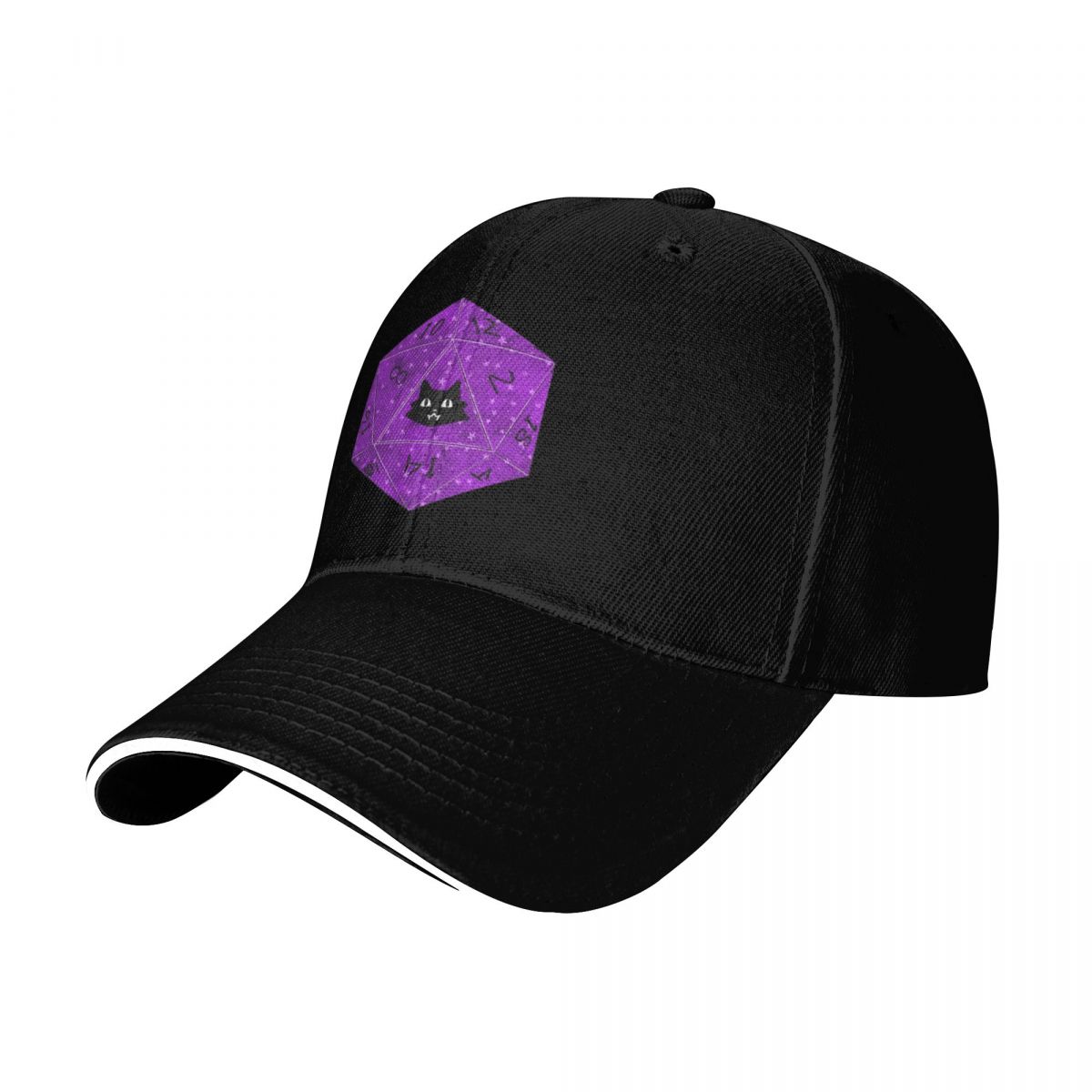 قبعة بيسبول سوداء D20 للرجال و - مراجعة Streetwear Brand Cat وسعره