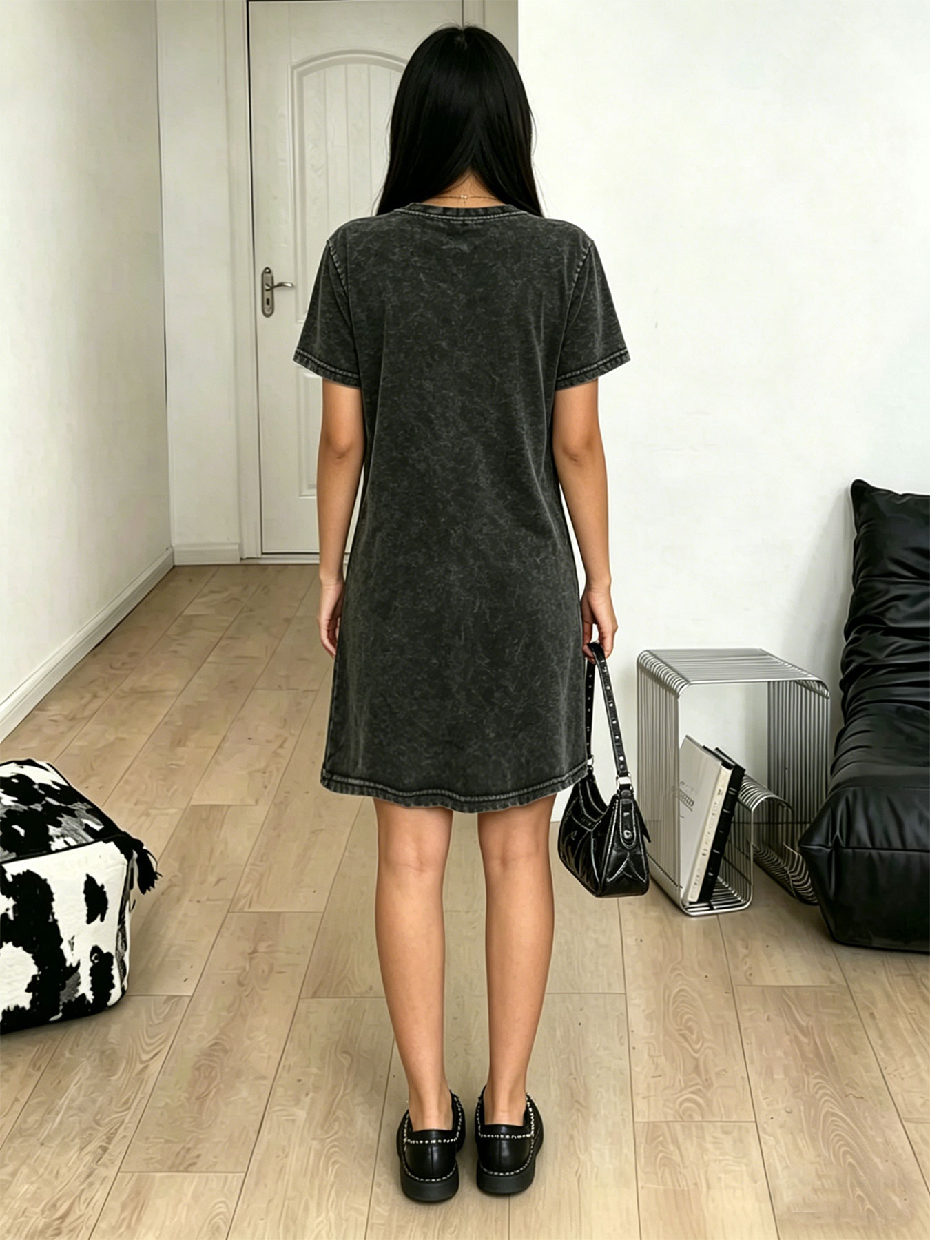 فستان تي شيرت نسائي بتصميم عتي - مراجعة Streetwear Brand Cat وسعره